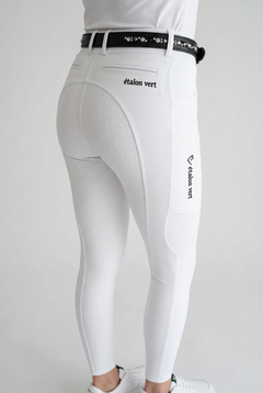 Belissimo 2.0 Reithose Vollgrip - White