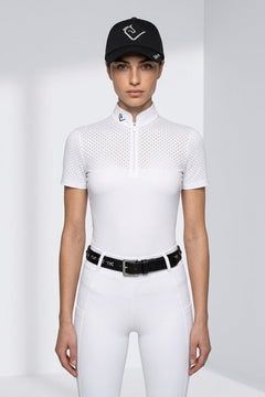 Funktionsshirt Star Gold Kurzarm perforiert - White