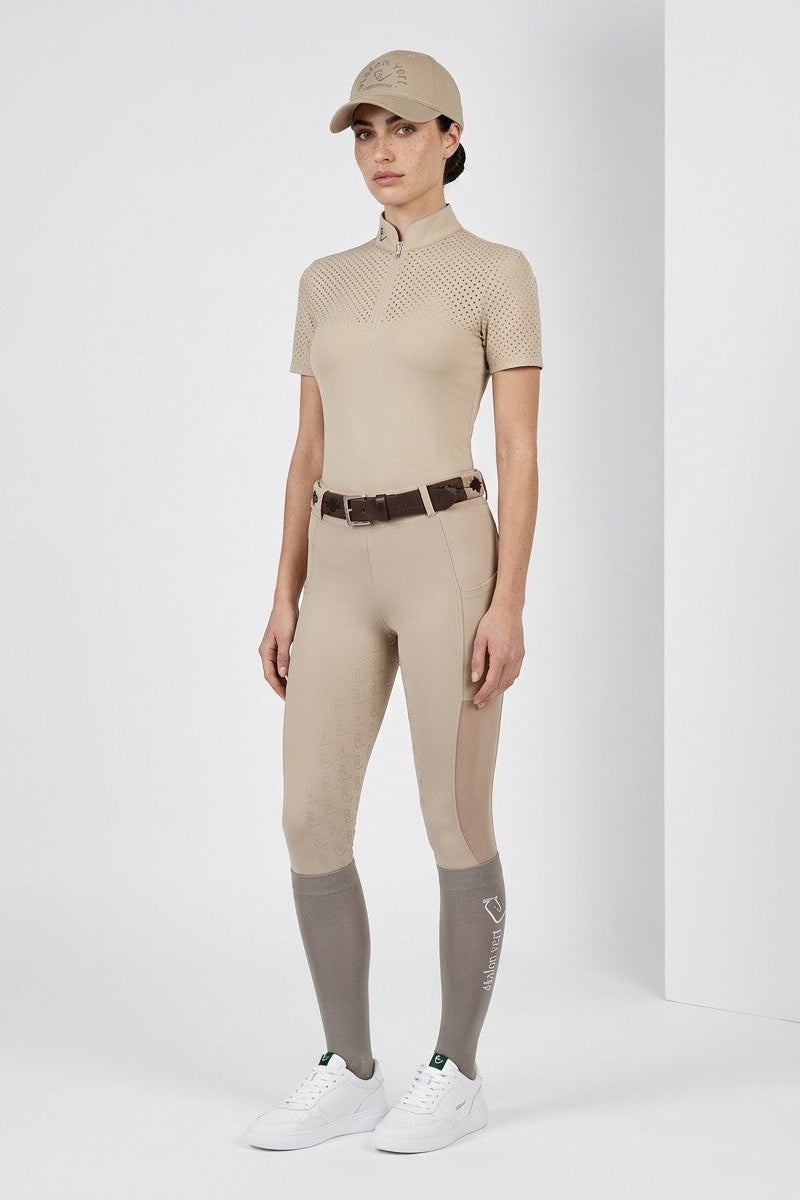 Funktionsshirt Star Gold Kurzarm perforiert - Beige