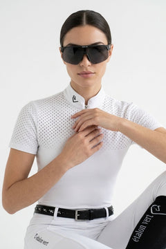 Funktionsshirt Star Gold Kurzarm perforiert - White