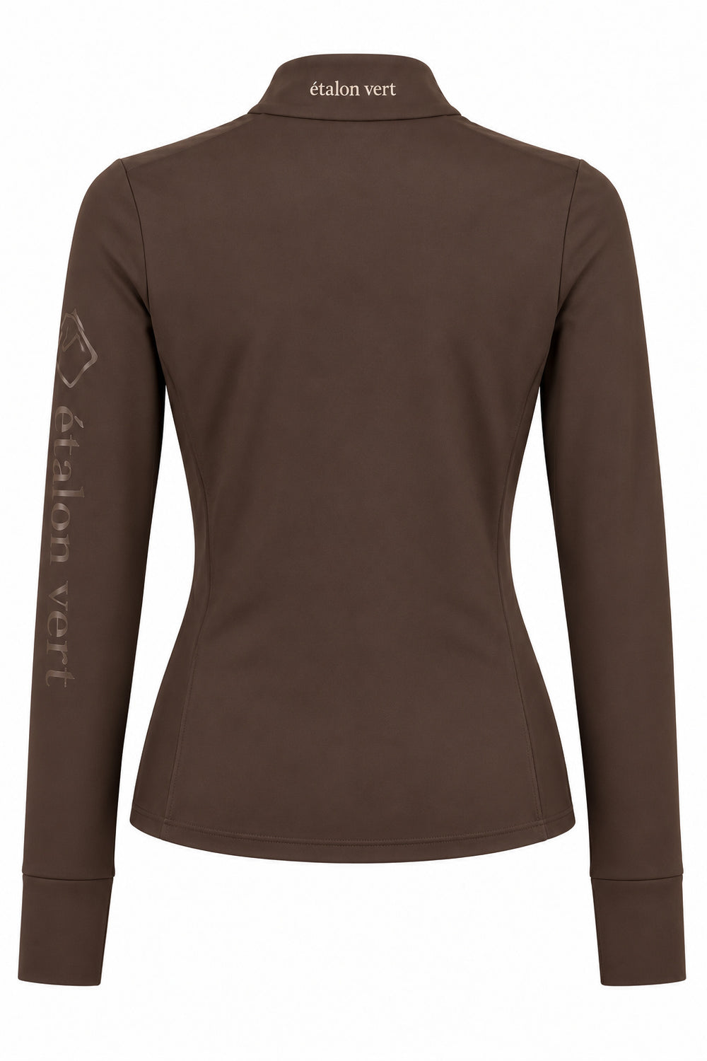 Snowball Thermo Langarmshirt – Chocolate Brown, Rückenansicht