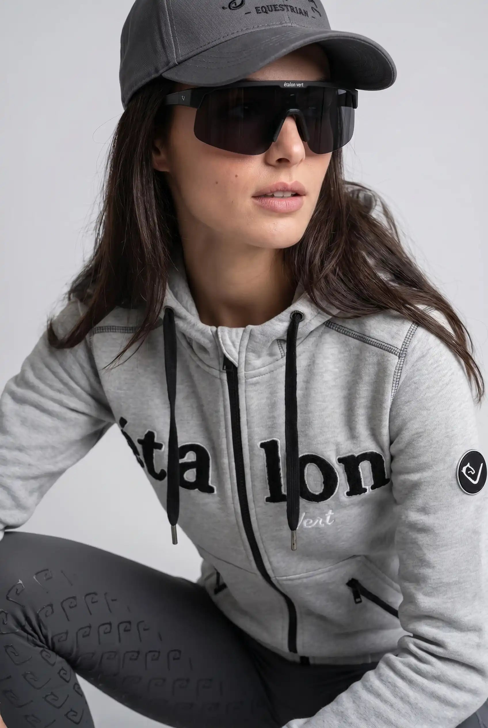Carthago Zip Jacke - Ètalon vert - Grey Melange
