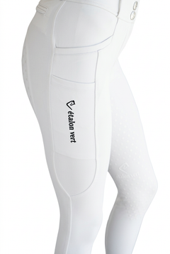 Belissimo 2.0 Reithose Vollgrip - White
