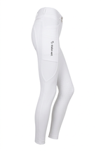 Belissimo 2.0 Reithose Kniegripp - White
