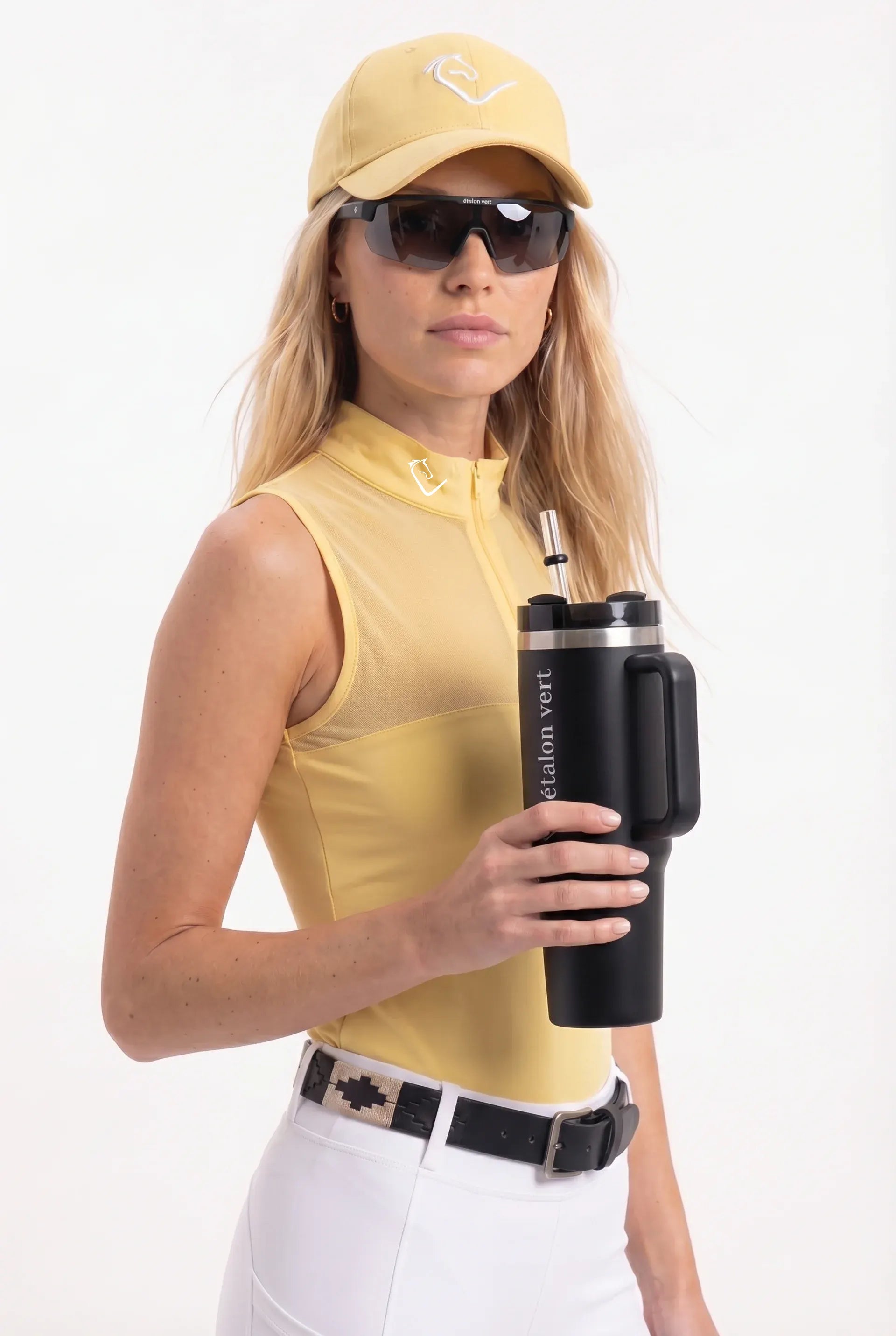 Star Gold Sleeveless Mesh - Butter Yellow
