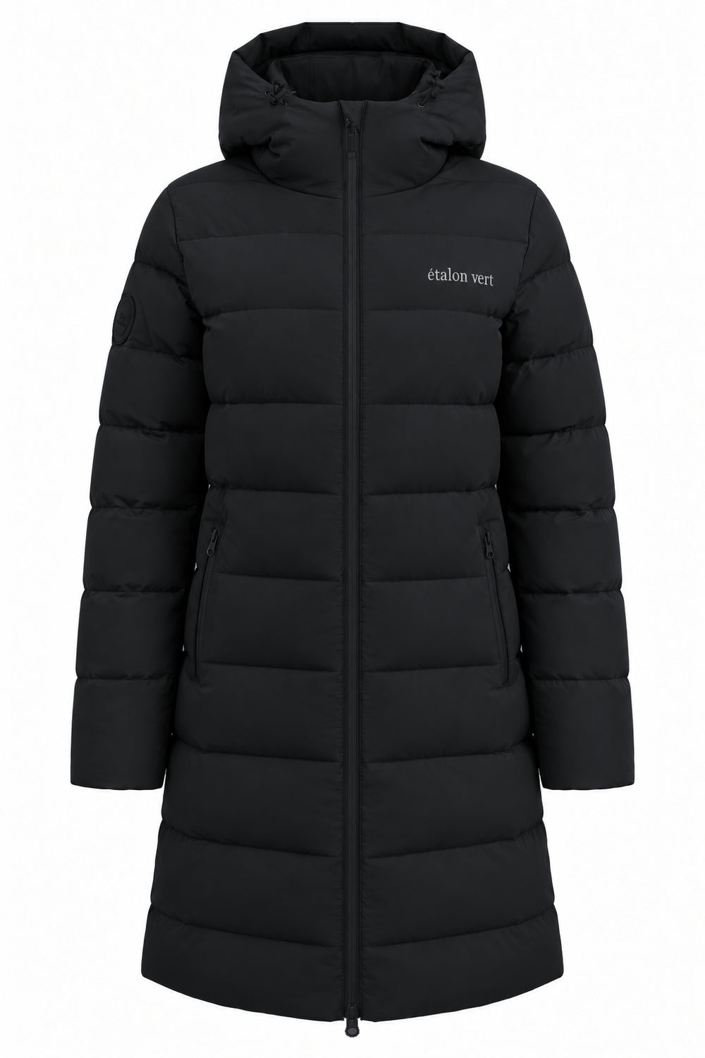 Cardento Winterreitmantel Black – Frontansicht