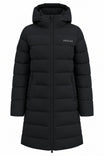 Cardento Long Puffer Jacket Black – Front geschlossen