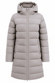 Cardento Long Puffer Jacket - Taupe