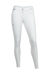Quick Star competition breeches full grip - white 
