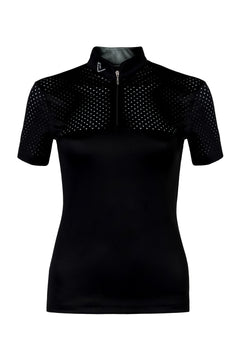 Functional shirt Star Gold short sleeve - Black