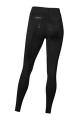 Negro Thermo-Reitleggings Vollgrip - Black