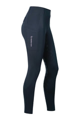 Negro Thermo-Reitleggings Vollgrip - Navy