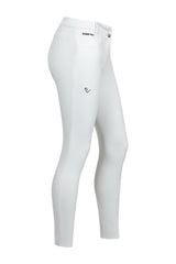 Quick Star competition breeches full grip - white 