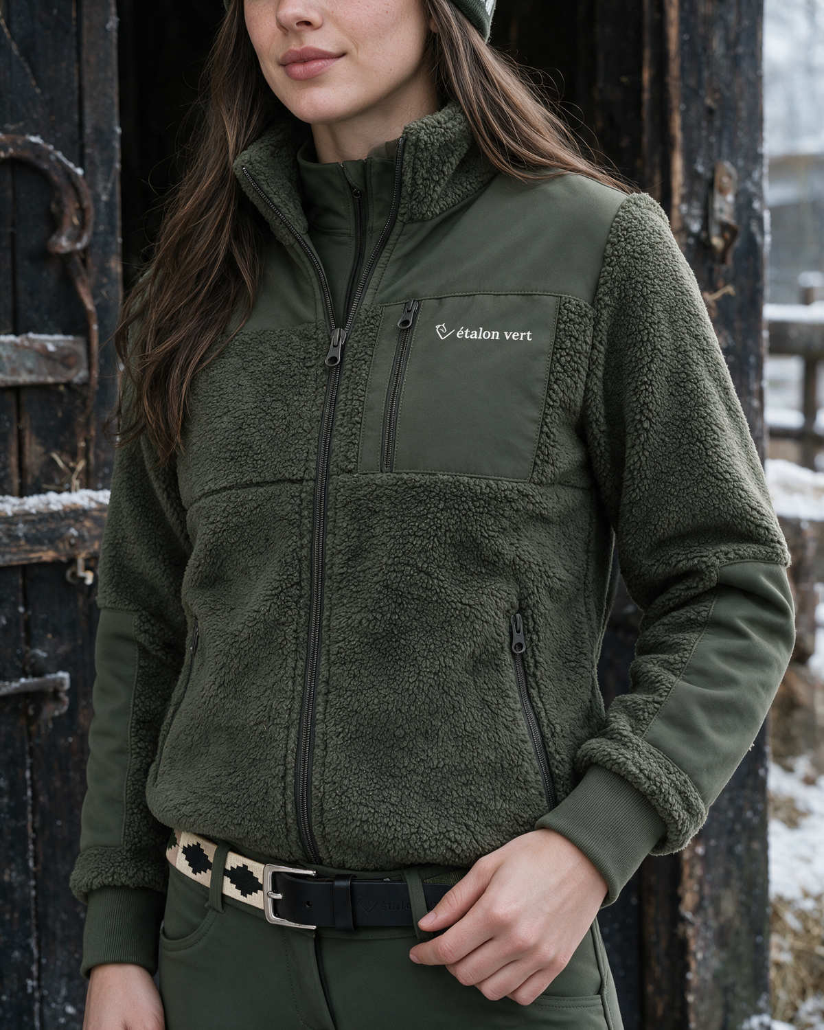 Valegro 2.0 Teddy Jacket – Regular Fit – Olive