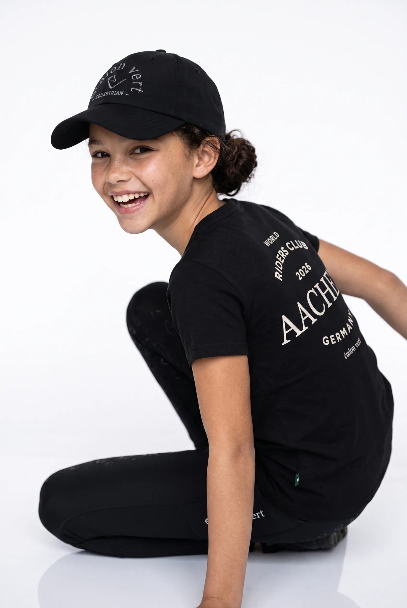 Logoshirt Quiwi Dream Young Riders - Aachen Riders Club - Black