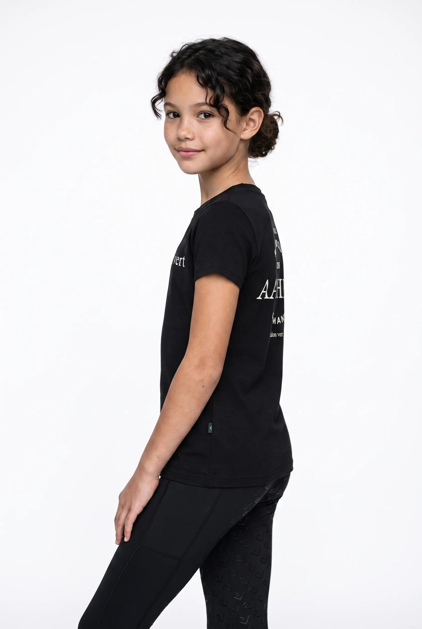 Logoshirt Quiwi Dream Young Riders - Aachen Riders Club - Black
