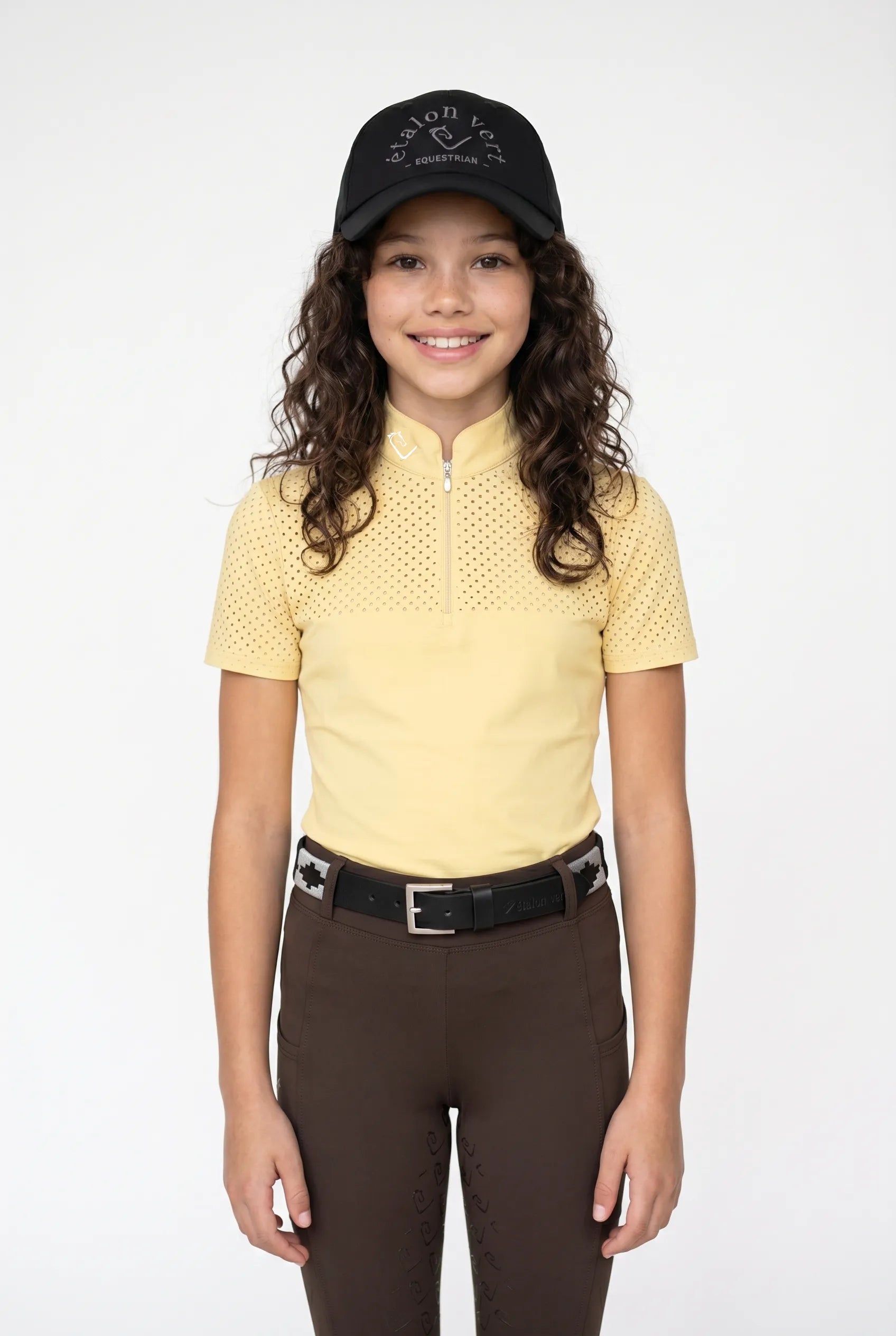 Star Gold Young Riders short-sleeved functional shirt - Candy Pink