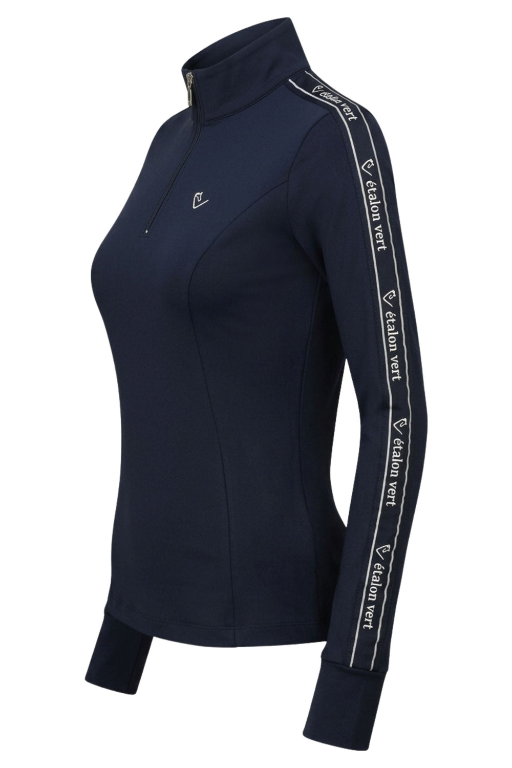Casall Long-Sleeve Performance Shirt - Navy / White - Young Riders