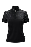 Funktionsshirt Star Gold Mesh - Black - Glitter Edition