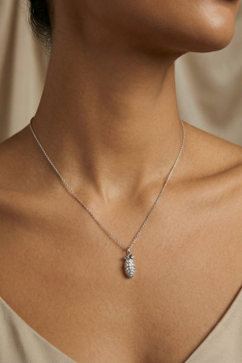 Engraving Charm - Heart - Silver - Chain