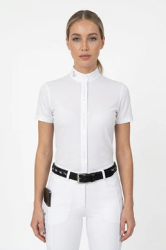 Chemise de tournoi Kannan manches courtes - Blanc