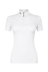 T-shirt fonctionnel Star Gold Young Riders manches courtes - White