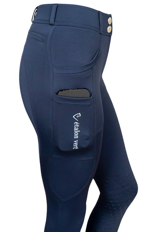 Belissimo 2.0 Reithose Kniegrip - Navy