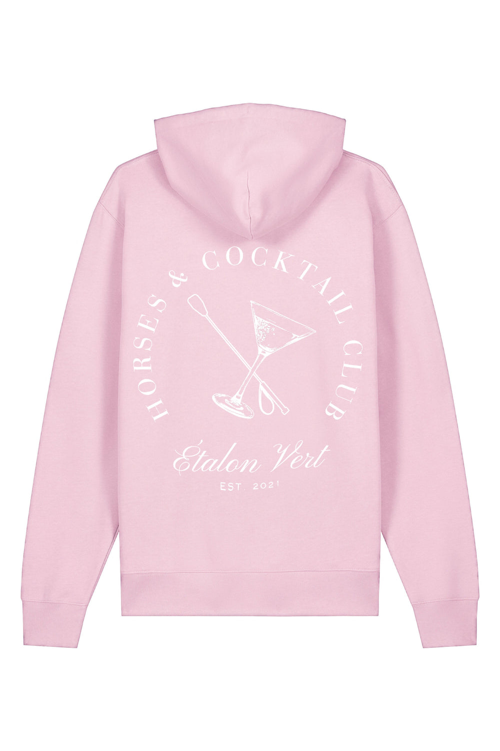 Indoctro 2.0 - Horses & Cocktail Club Hoodie - Candy Pink