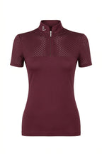 Funktionsshirt Star Gold Kurzarm perforiert - Burgundy