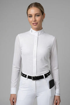 Kannan Turniershirt Langarm - White