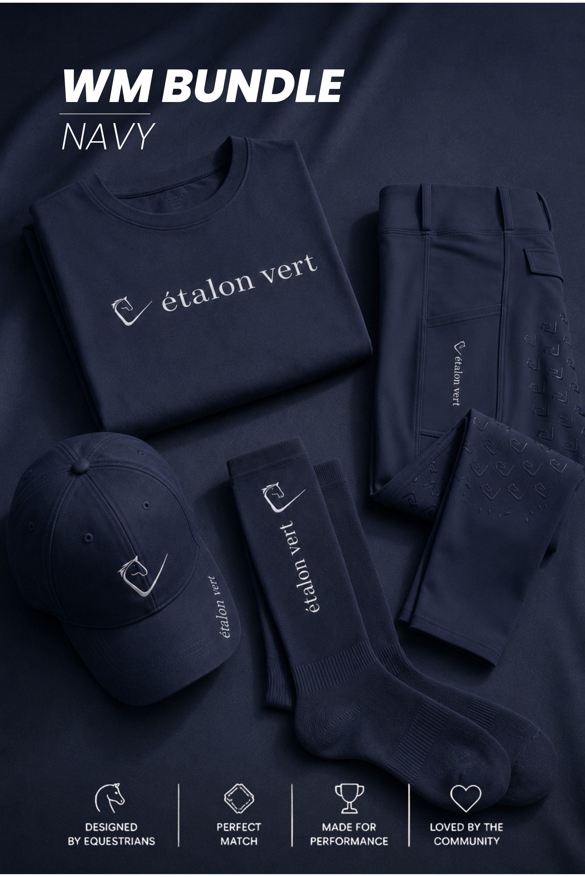 étalon vert WM-Bundle - Navy