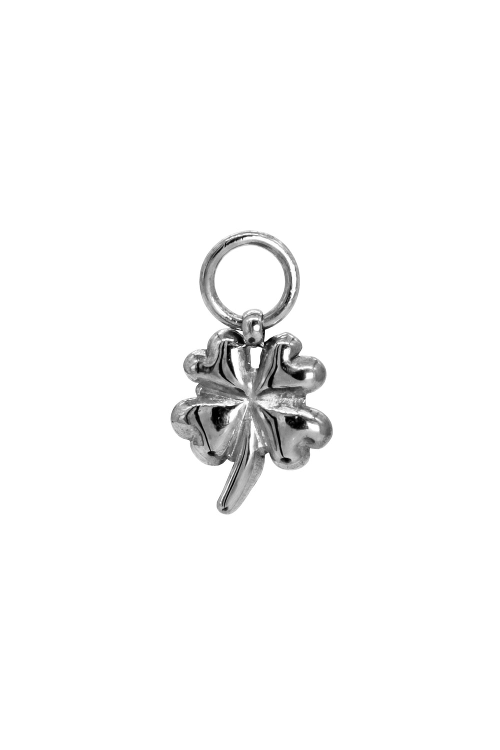 Charm - feuille de trèfle - argent