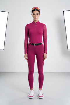 Contendro 2.0 Funktionsshirt Langarm - Mesh - Very Berry