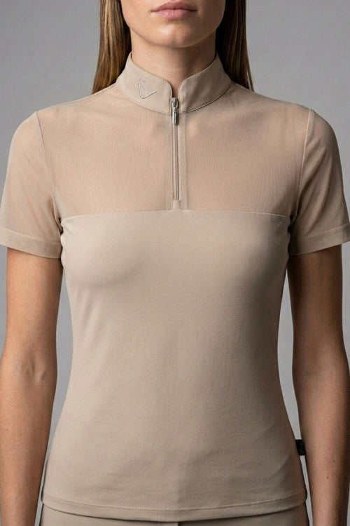 Star Gold Kurzarm Mesh - Beige