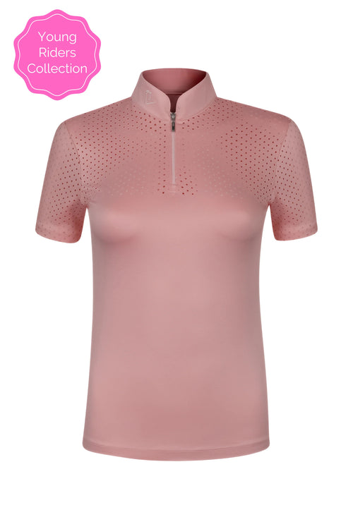 Funktionsshirt Star Gold Young Riders Kurzarm - Candy Pink