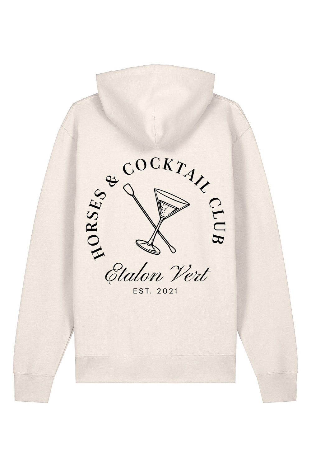 Pharos 2.0 Oversize Fit Hoodie - Horses & Cocktail - Off-White