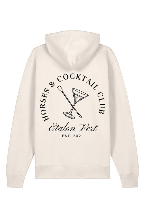 Pharos 2.0 Oversize Fit Hoodie - Horses & Cocktail - Off-White