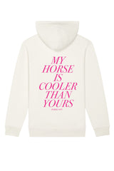 Oversize Fit Hoodie - My Horse is cooler than yours - OFF White