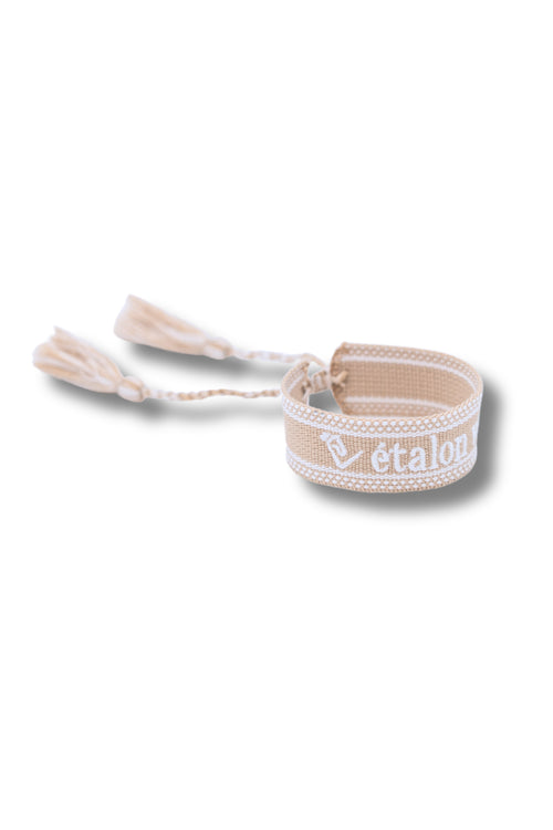 Wristband - étalon vert - Beige
