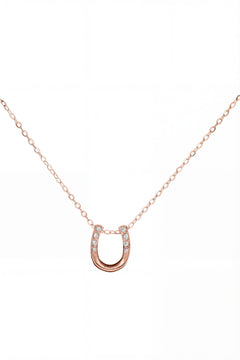Halskette - Hufeisen - Roségold