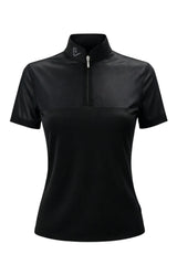 Star Gold Kurzarm Mesh - Black - Young Riders