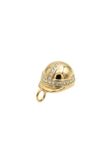 Halskette - Charm - Helm - Gold