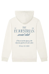 Oversize Fit Hoodie - The Equestrian Social Club - OFF White