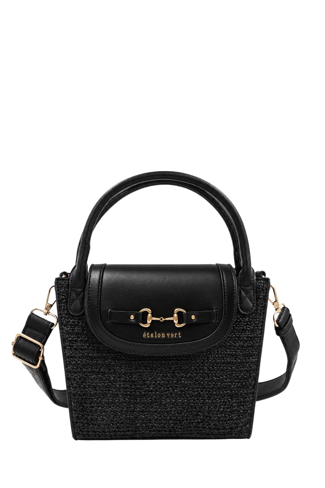 étalon vert x WIND & VIBES Mini Roma Bast Black/Gold - Gebiss
