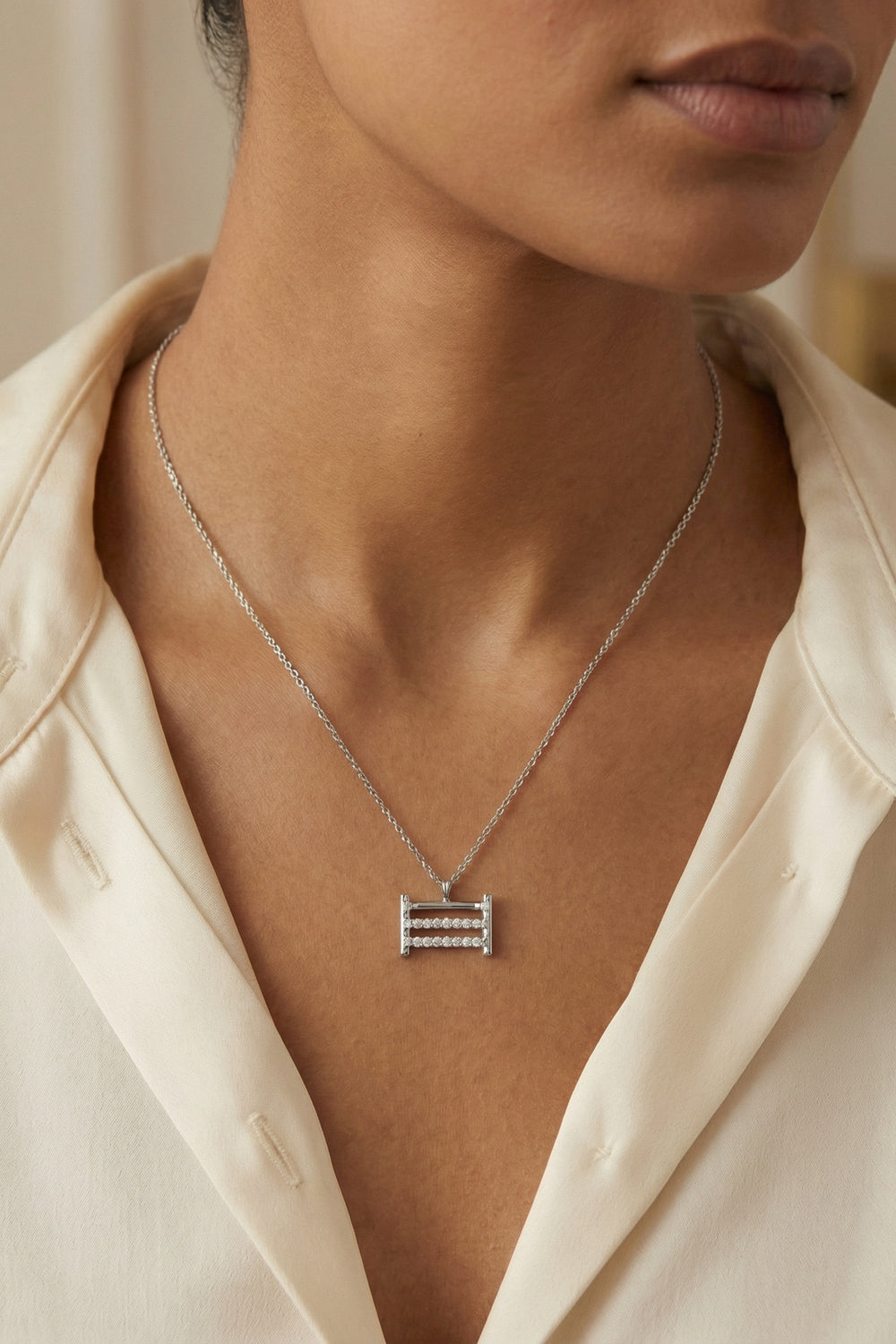 Charm pour collier – Obstacle – Argent