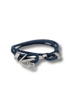 Signature Bracelet  - Navy/Silver