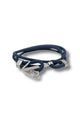 Signature Bracelet  - Navy/Silver