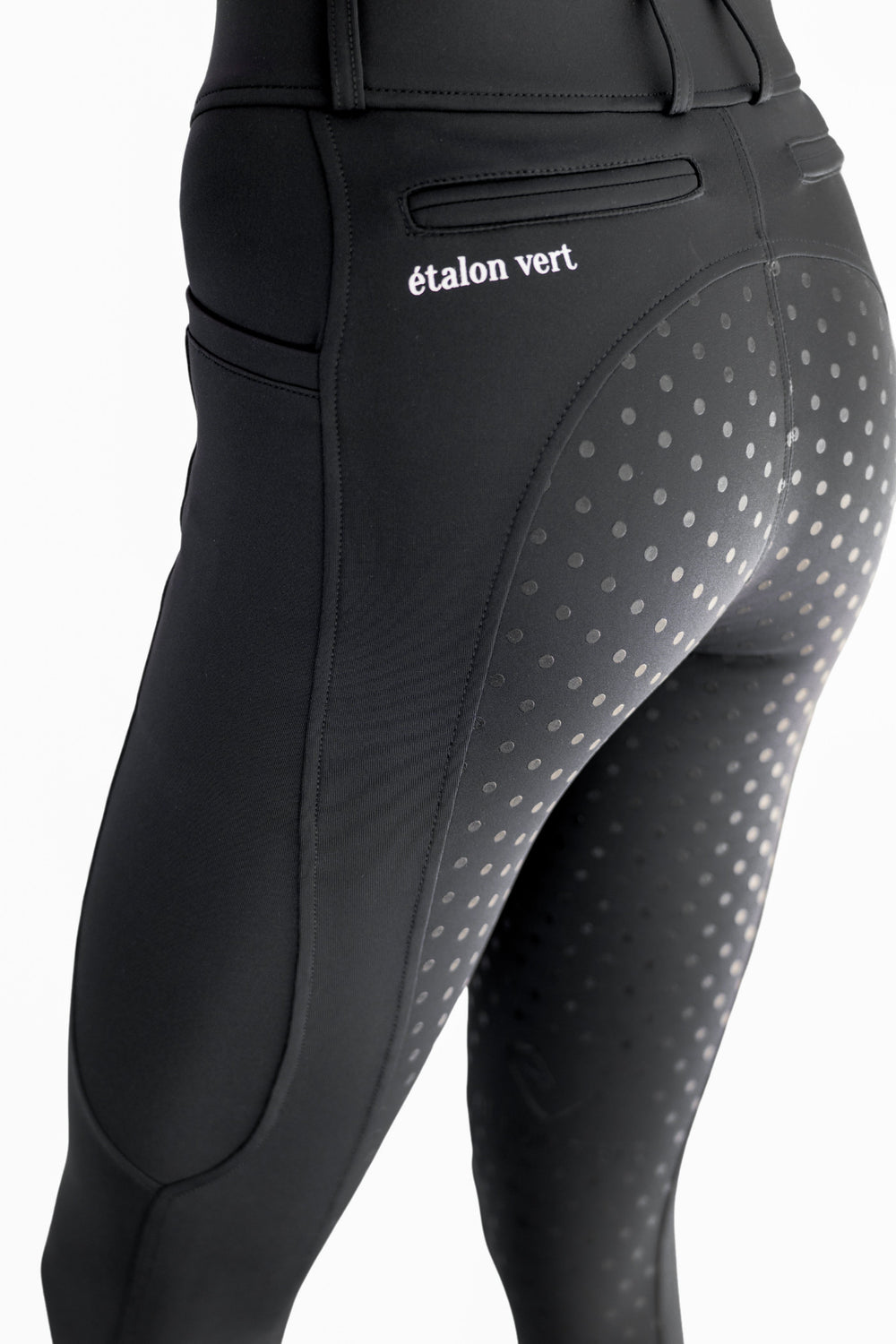 Belissimo 2.0 Reithose mit Leggings Komfort Vollgrip - Black