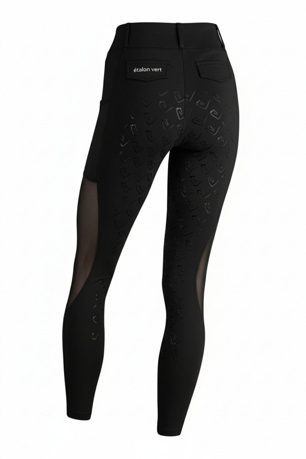 Chacco 2.0 - Fullgrip Leggings - Mesh Summer Edition - Black - Young Riders