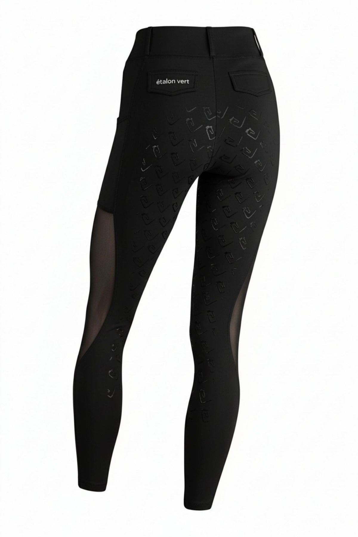 Chacco 2.0 - Fullgrip Leggings - Mesh Summer Edition - Black - Young Riders